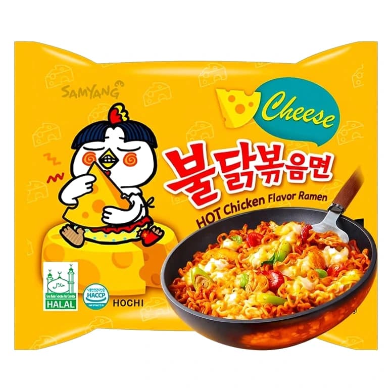 Samyang Buldak Cheese Hot Chicken Flavour Ramen pack