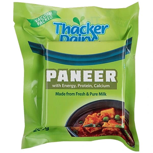 Thacker Dairy Paneer pack, front view