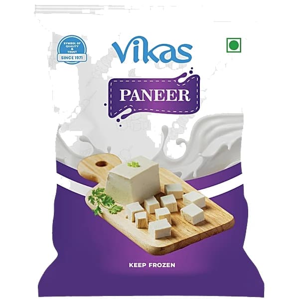 Vikas Paneer pack, front view