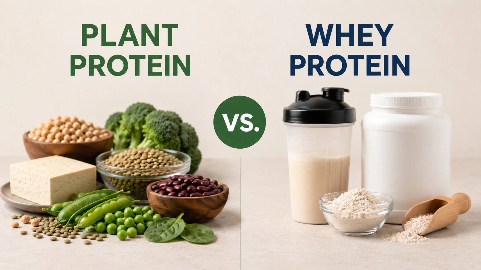 Plant Protein vs Whey Protein: What’s Actually Different